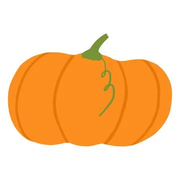 Cartoon pumpkin icon Stock Illustration