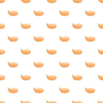 Cartoon pumpkin seed pattern creating a repetitive background 스톡 일러스트