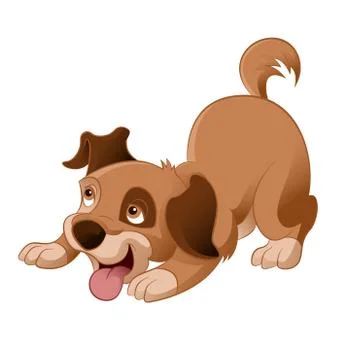 Cartoon Puppy Illustrazione stock