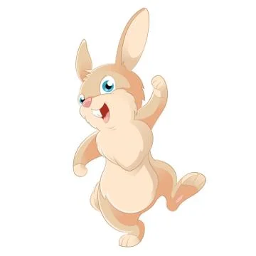 Cartoon rabbit Stock Illustration