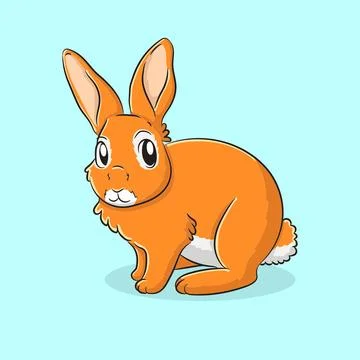 Cartoon rabbit 스톡 일러스트
