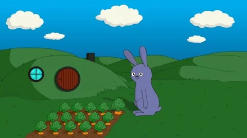 Cartoon Rabbit Logo ~ After Effects Project #64795616