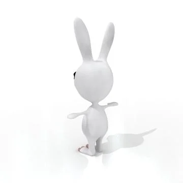 Cartoon Rabbit (rigged) ~ 3D Model #91483134 | Pond5
