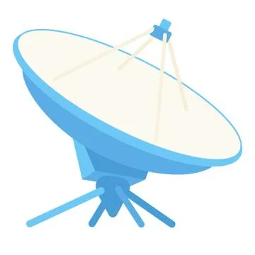 Cartoon radar antena Stock Illustration