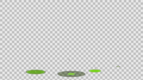 Cartoon rain drops loop Stock Footage 67109902