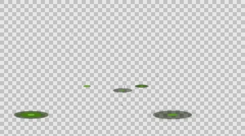 Cartoon rain drops loop Stock Footage 67110300