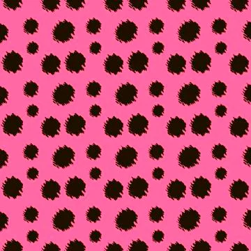 Cartoon realistic leopard vector texture. Illustrazione stock