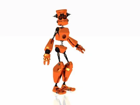 Cartoon robot Illustrazione stock