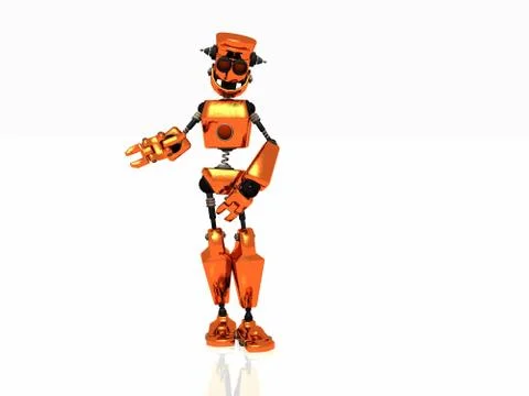 Cartoon robot 스톡 일러스트