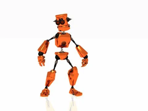Cartoon robot Stock-Illustration