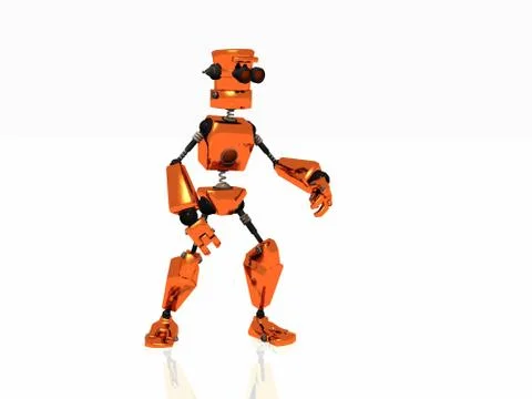 Cartoon robot Illustrazione stock