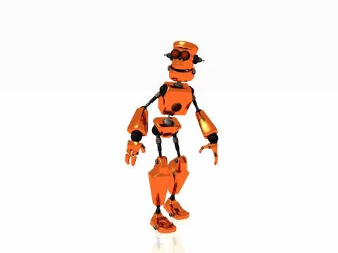 Cartoon robot 스톡 일러스트