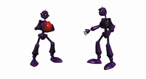 Cartoon Robot Illustrazione stock