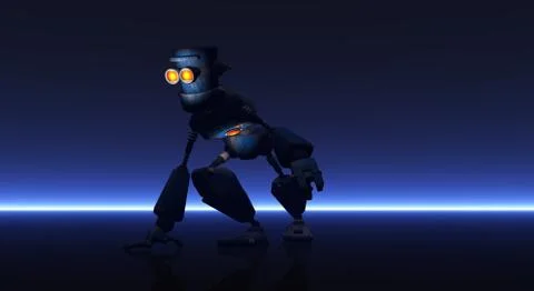 Cartoon Robot Stock-Illustration