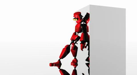 Cartoon Robot Illustrazione stock