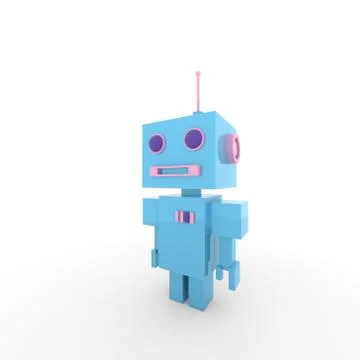 Cartoon robot Illustrazione stock