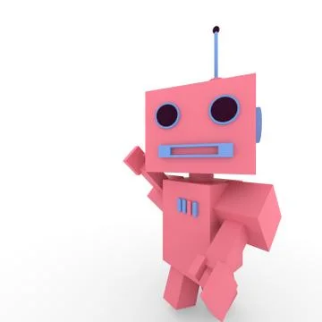 Cartoon robot Illustrazione stock