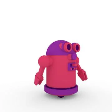 Cartoon robot Illustrazione stock