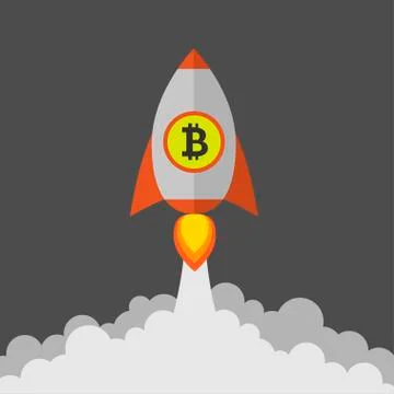 Cartoon rocket space ship Ilustração Stock