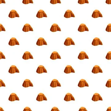 Cartoon rocks pattern repeating texture background design Illustrazione stock