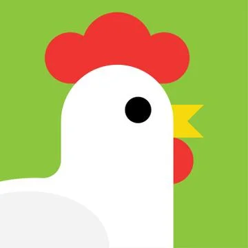Cartoon rooster vector illustration. Stock Illustration