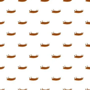 Cartoon rope bridge seamless pattern background イラスト素材