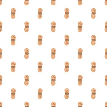 Cartoon rope bundles seamless pattern background Stock Illustration