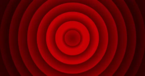 Cartoon round background red color, anime background Stock Footage 238352451