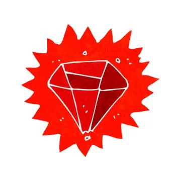 Cartoon ruby Stock Illustration
