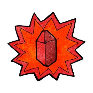 Cartoon ruby Stockillustratie