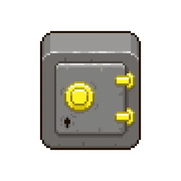 Cartoon safe for valuables Stock Illustration