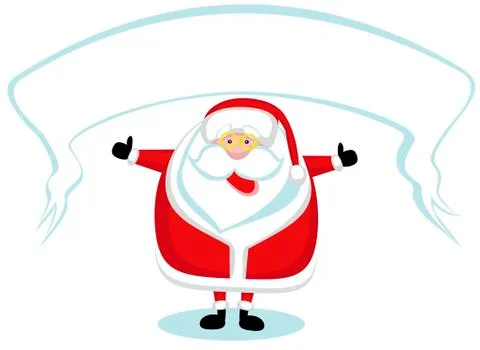 Cartoon Santa Stock Illustration