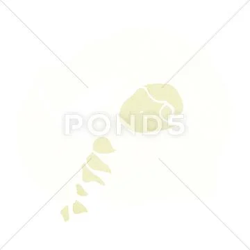 Cartoon scarf Stock Illustration