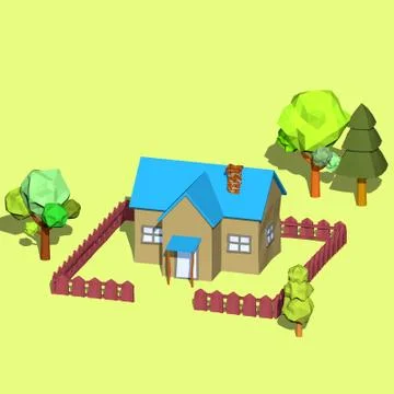 Cartoon scene Stock Illustration