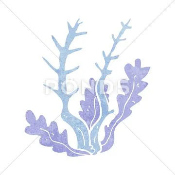 Cartoon seaweed Stock Illustration