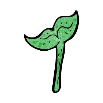 Cartoon seedling Illustration