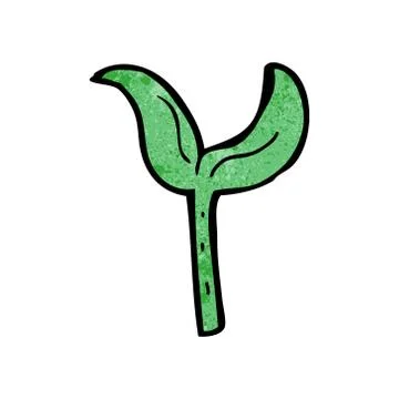Cartoon seedling Illustration