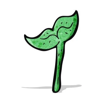Cartoon seedling Illustration