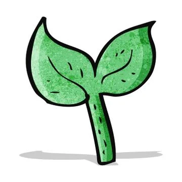 Cartoon seedling Illustration