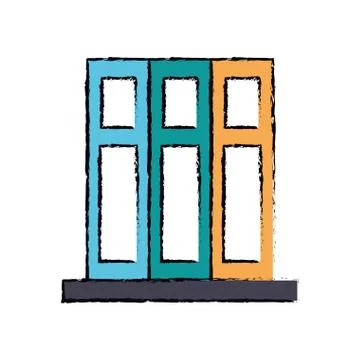 Cartoon set book folder office elements design Stockillustratie
