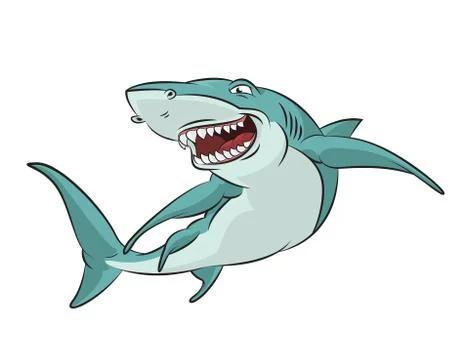 Cartoon Shark Stock Illustration