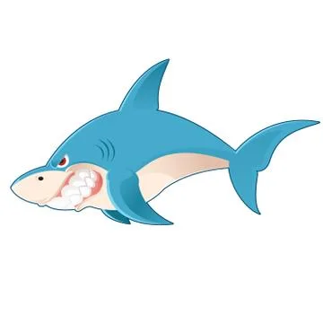 Cartoon Shark Stock Illustration