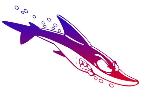 Cartoon shark Stock Illustration