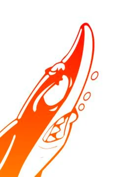 Cartoon shark Stock Illustration