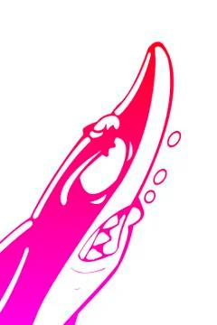Cartoon shark Stock Illustration