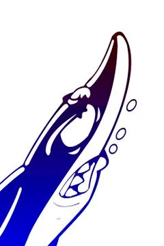 Cartoon shark Stock Illustration