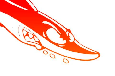 Cartoon shark Stock Illustration