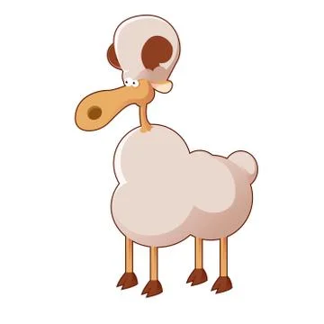 Cartoon sheep Stock Illustration
