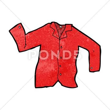 Cartoon shirt Stock Illustration