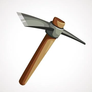 Cartoon shovel for mining Stock Illustration